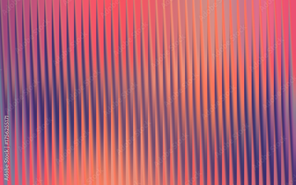 Obraz premium Abstract vertical lines with a warm gradient of pink, orange, and purple, creating a textured backdrop