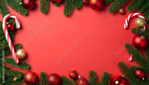 christmas wreath with red ribbon