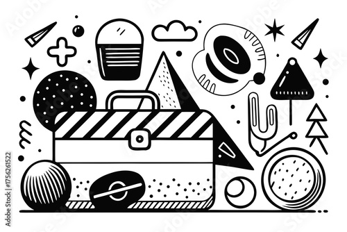 seamless background with cars