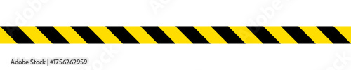 Yellow and black caution tape