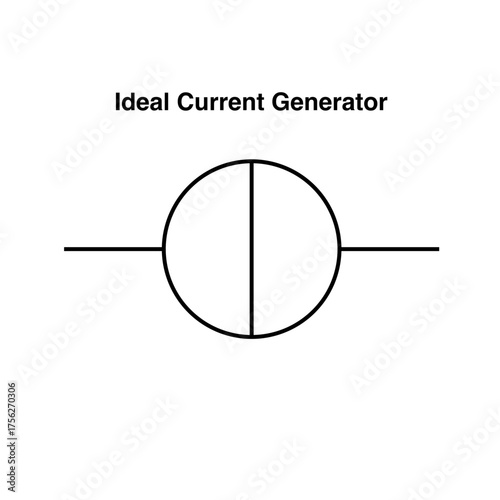 IDEAL CURRENT generator symbol