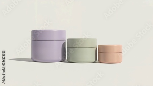pastel skincare jar mockup, pastel skincare jar mockup, pastel skincare jar mockup for minimal cosmetic packaging design and modern beauty branding