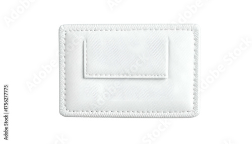 Wallpaper Mural White, rectangular, stitched wallet with a magnetic money clip on the back Torontodigital.ca