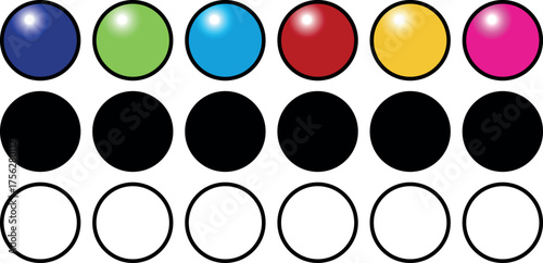 Realistic Transparent Bubble Set on Gradient Background – Crystal Clear Water Drops and Glass Spheres Vector Collection