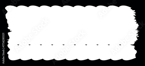 Handcrafted Grunge Brush Strokes and Paint Boxes Set – White Ink Lines, Frames, and Textural Borders for Creative Illustrations