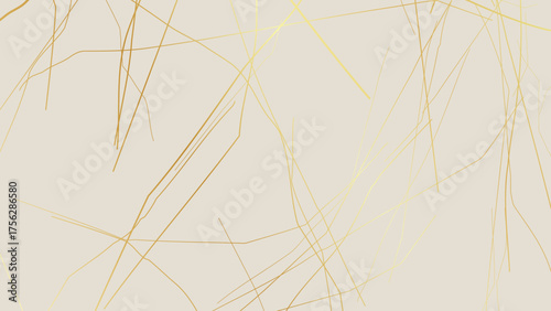 Gold Kintsugi crack pattern on whitish background