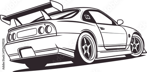 vector illustration of a car