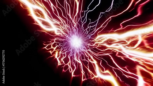 Powerful Energy Wave Eruption from the Center