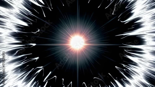 Powerful Energy Wave Eruption from the Center