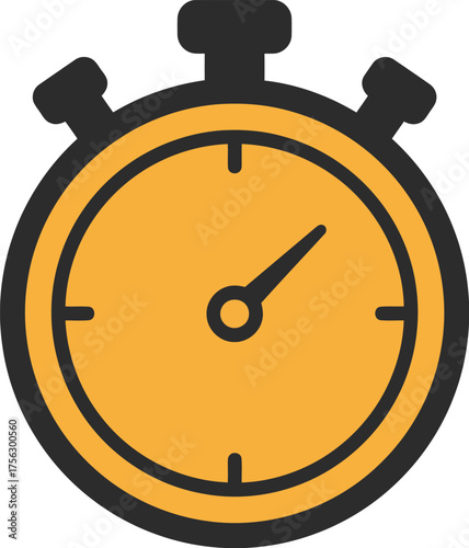 Time management stopwatch timer icon speed productivity concept vector