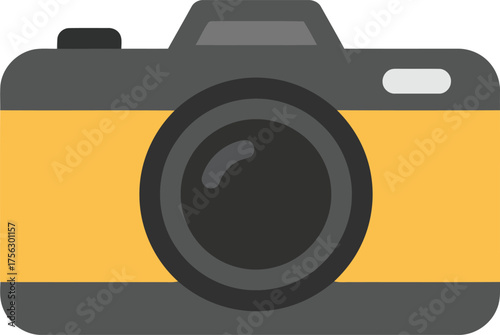 Retro camera illustration vector photography icon retro camera vector