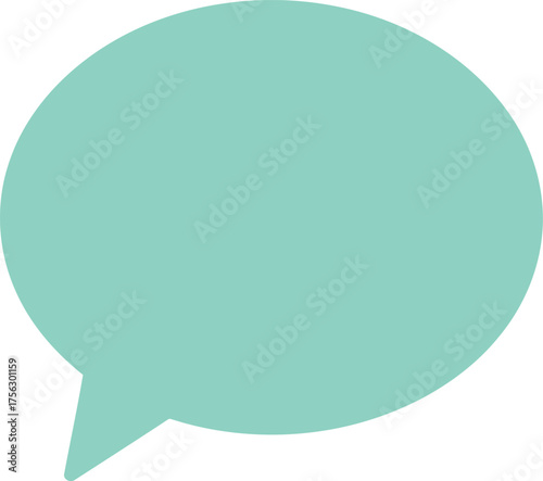 Speech bubble communication chat message icon simple vector vector