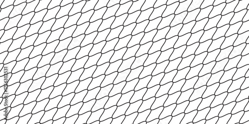 Wire mesh fence isolated on white background