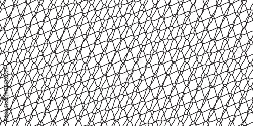 Wire mesh fence isolated on white background