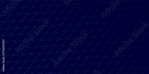 Abstract net background blue for sports, Mesh texture for fishing nets. Seamless pattern for sportswear or soccer goal, volleyball net, basketball hoop, hockey, athletics. vector modern