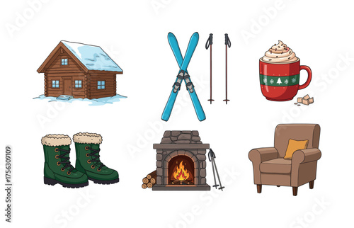 Cozy winter chalet essentials for mountain lodge decor and ski adventure
