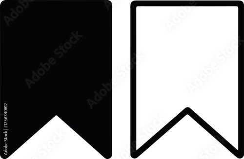black and white Bookmark