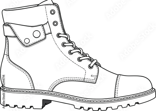 black and white boot fashion design clip art preview