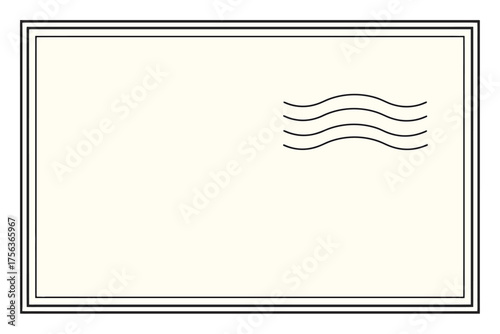 Vintage Telegram Border Vector - Retro Communication History Design