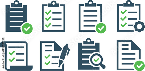 Document icon vector set . clipboard checklist icon sign, File icon illustration. Checklist clipboard icon vector illustration !	
