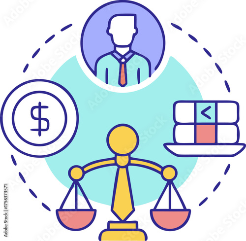 Business ethics icon