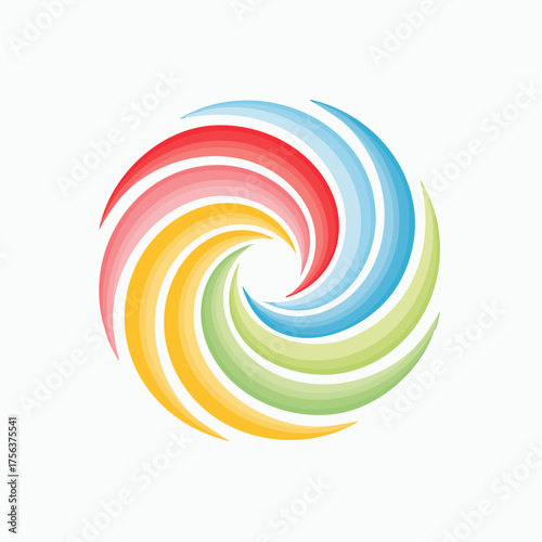 Hintergrund bunter strudel