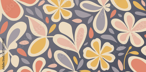 Colorful floral patterns bring a whimsical touch to modern living spaces in vibrant tones and playful shapes