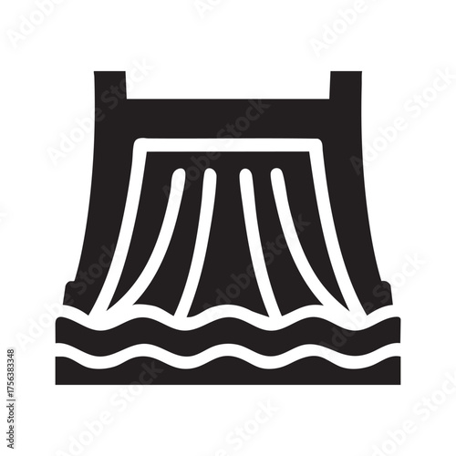 Water energy generation symbol