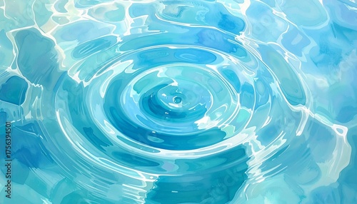 Blue Water Ripple Texture