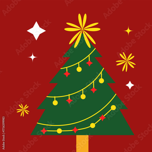 Joyful Christmas Tree Glow