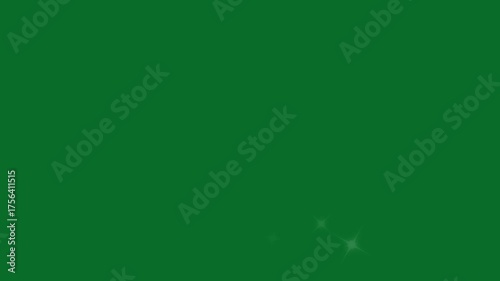 Fast twinkling stars spinning animated background. Twinkling stars animation on green screen, twinkle light glitter stars sparkling, shimmering glitter line stars effect. Loop video 4k