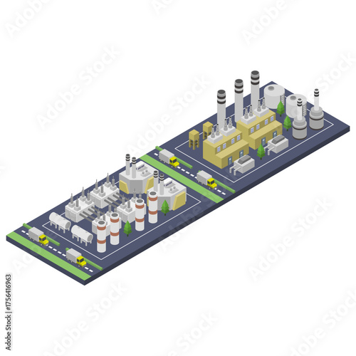 Isometric factory concept