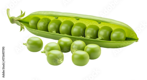 Wallpaper Mural Fresh green peas pea pod healthy food vegetable nutrition close up diet Torontodigital.ca