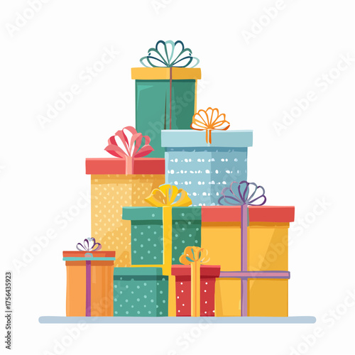 vector illustration of a gift box