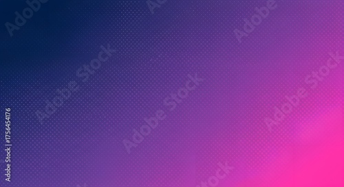 Smooth color gradient fades from deep blue to purple and pink, with subtle halftone pattern