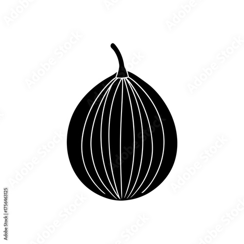 Brown nutmeg spice pod vector illustration scalable graphic culinary ingredient isolated