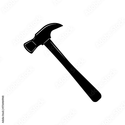 Wallpaper Mural Yellow hammer with wooden handle vector illustration scalable icon tool graphic Torontodigital.ca