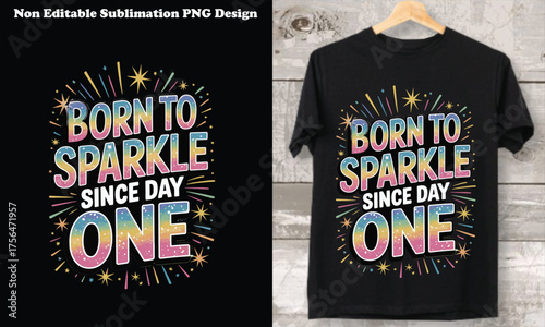 Bold and vibrant abstract t-shirt design with primary and secondary colors and classic typography