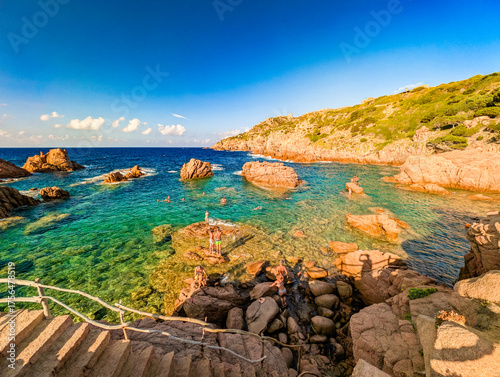 Fototapeta Naklejka Na Ścianę i Meble -  Piscine Naturali della Sorgente (Natural Pools of La Sorgente), Sardinia