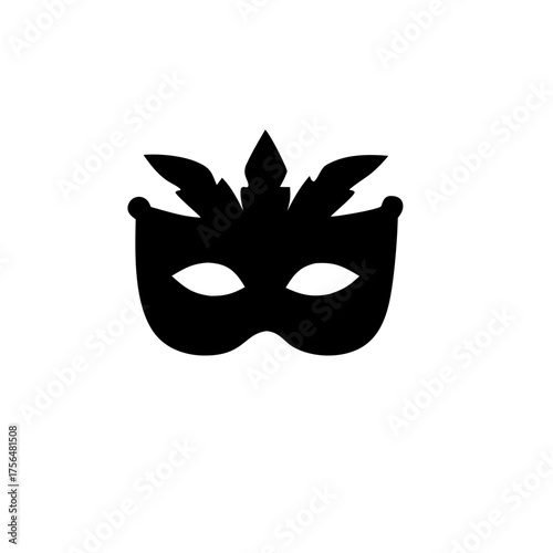 party mask silhouette