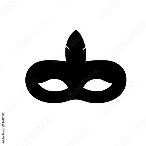 party mask silhouette