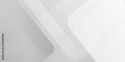 Abstract white Geometric banner design background.