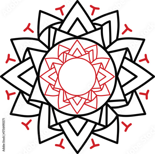 luxury mandala mandala design white background