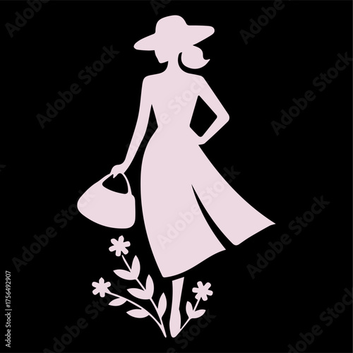 Elegant Modern Fashion Brand Logo Design for Clothing and Apparel Identity