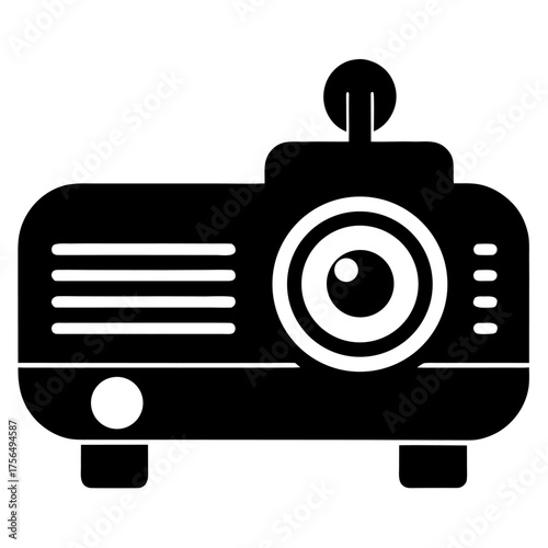 vector illustration of a projector