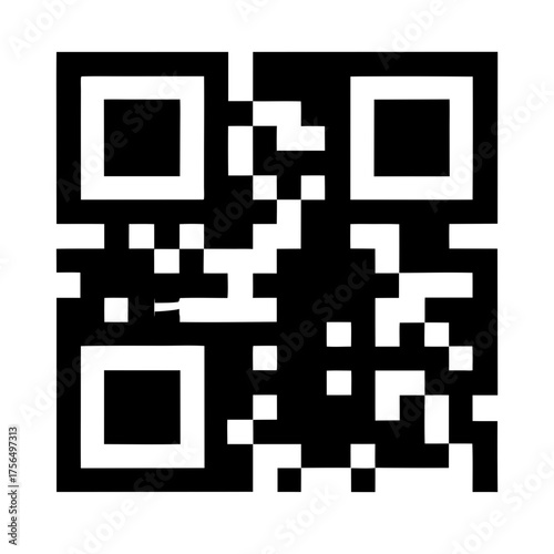 A Black and White QR Code Image for Encoding Information Quickly
