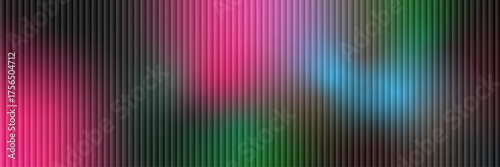 Abstract Vertical Stripes Gradient of Vibrant Colors Blending Beautifully