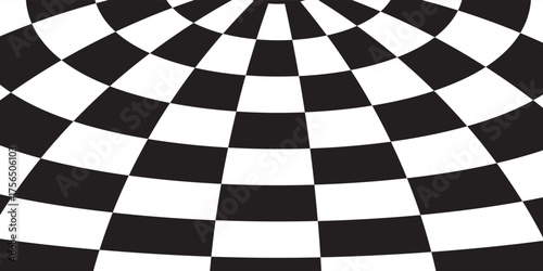 black and white square background arranged accurately and smoothly like in a chess game.