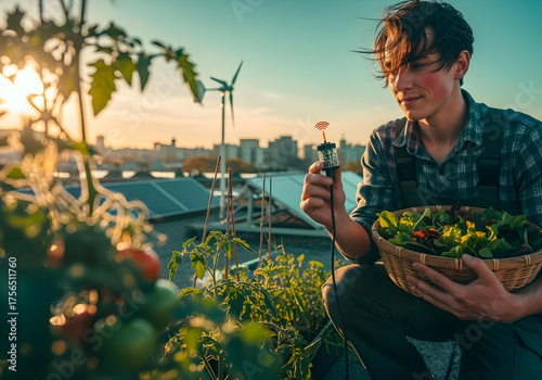 Autumn Urban Farming with IoT Sensor