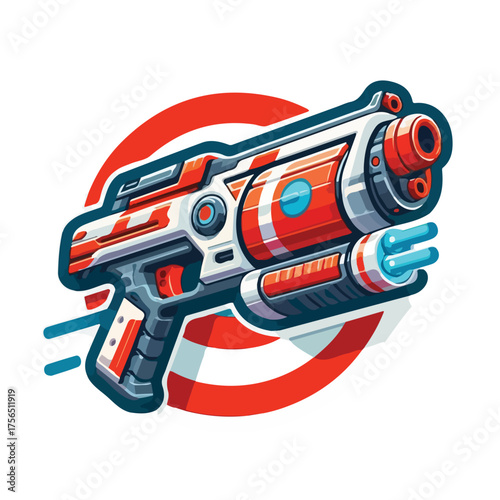 Nerf gun SVG, kids toy svg, foam darts, nerf target, Target Guns